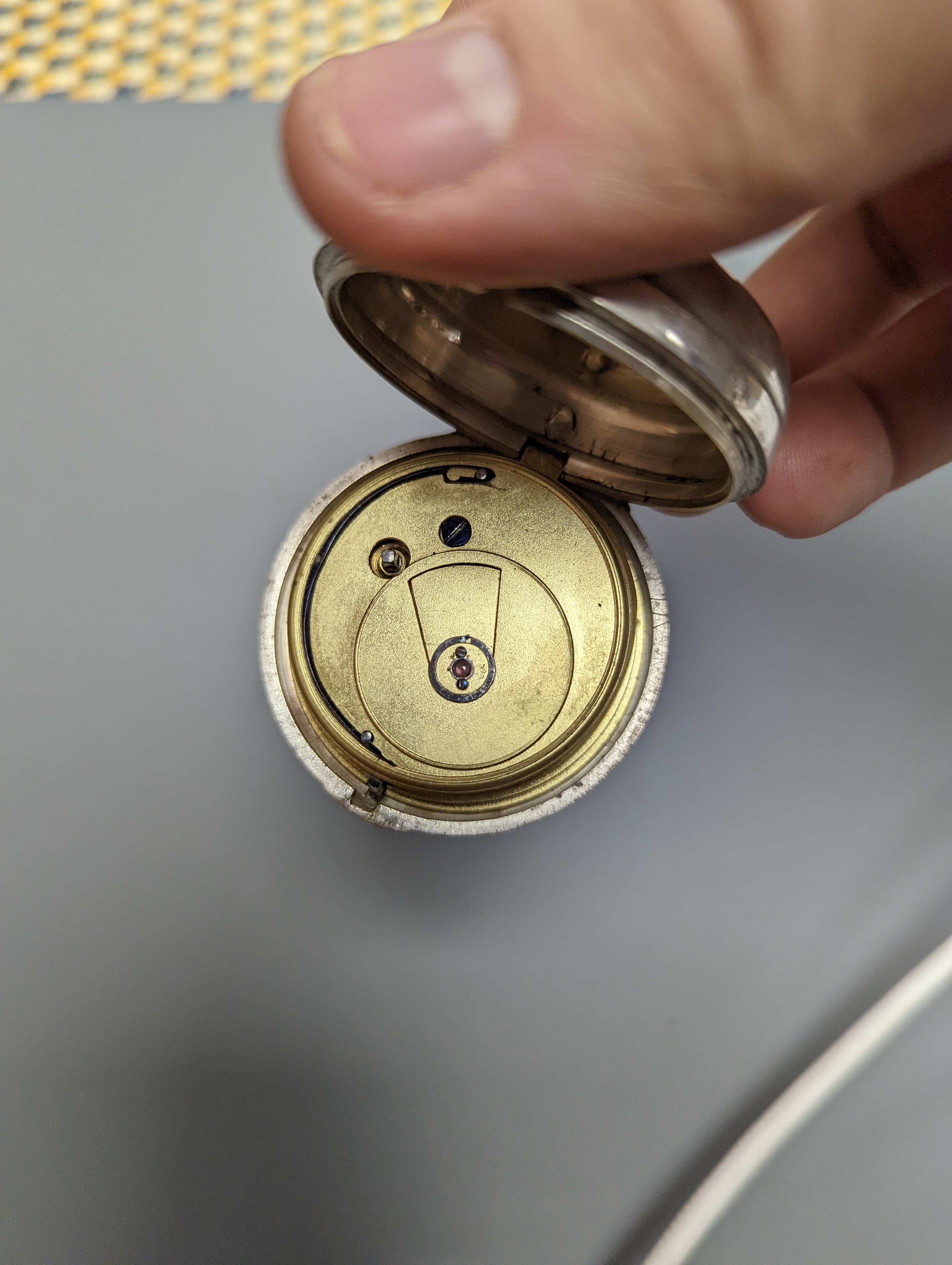 Two 19th century silver pair cased pocket watches, including Minden of London and Neale of Lindfield and two later silver pair cased pocket watches.